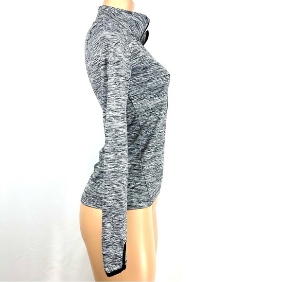 Victorias Secret PINK Sz XS Grey Sun Devils ASU Collegiate 1/2 Zip Pullover Top - Picture 5 of 10